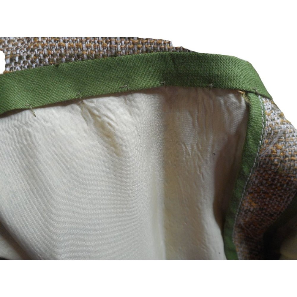 Vintage 1960s 1970s Handmade Long Vest Dress Skirt 2 piece Green Sleeveless - Picture 4 of 8